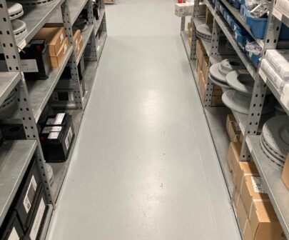 Commercial warehouse floor