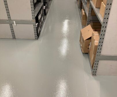 Commercial warehouse floor