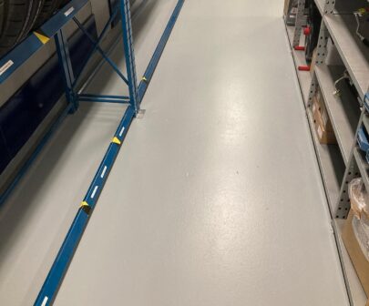 Commercial warehouse floor