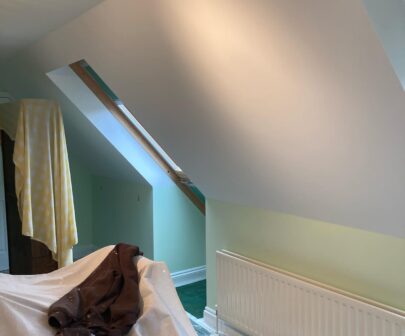 Residential paintwork internal roof