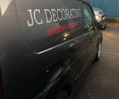 JC Decorating Van