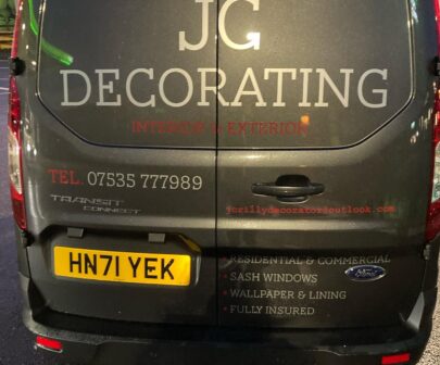 JC Decorating Van